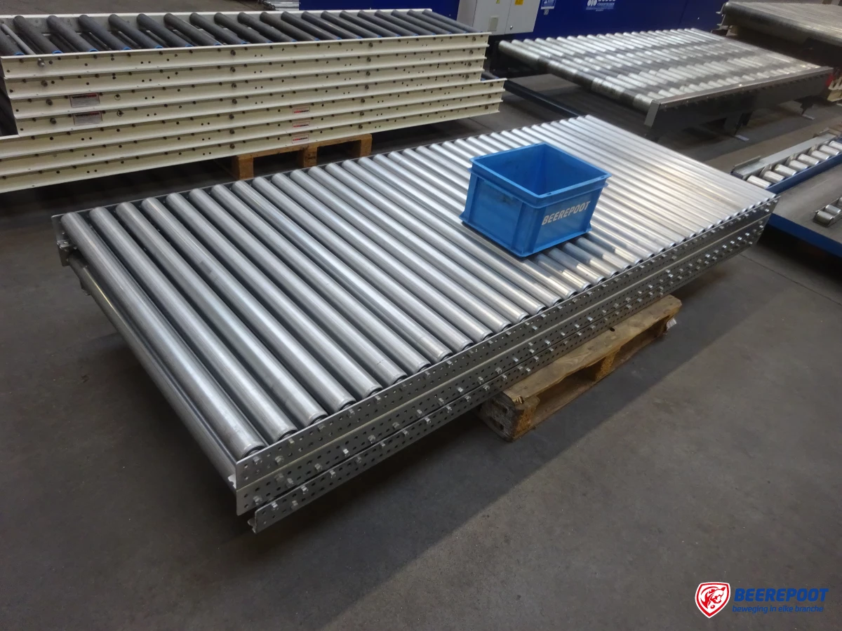 Rollenbaan, pallets